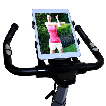 7-11-инчов неблагодарна Tablet Stand регулируем обтегач на притежателя на закрепване на вътрешен фитнес зала кормилото на велотренажерах плоча за монтиране на стена за iPad LG