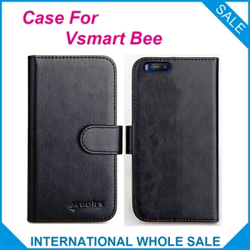 Vsmart Bee Case 6 Цвята, Флип Слотове Кожен Портфейл Калъфи За Vsmart Bee Cover Слотове Телефон Чанта Кредитна Карта