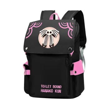 Нов стил аниме тоалетка корици Hanako Kun Pattern раница Bookbag High Capacity пътна чанта за момичета момчета студенти Mochilas
